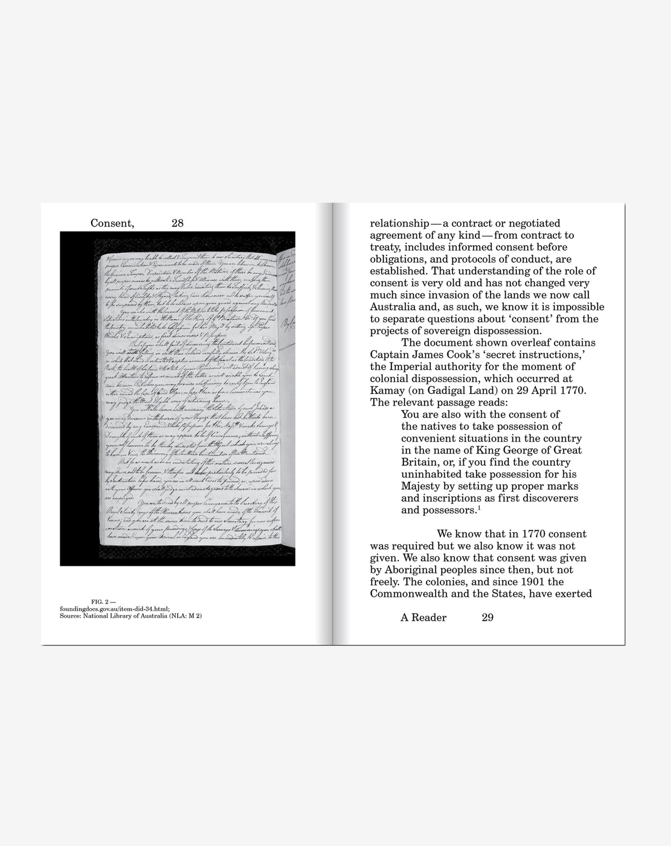 CONSENT, A READER