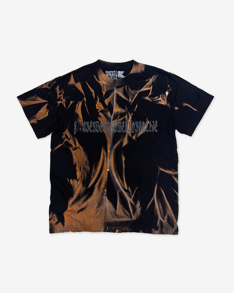BLEACHED DYED LOGO TEES