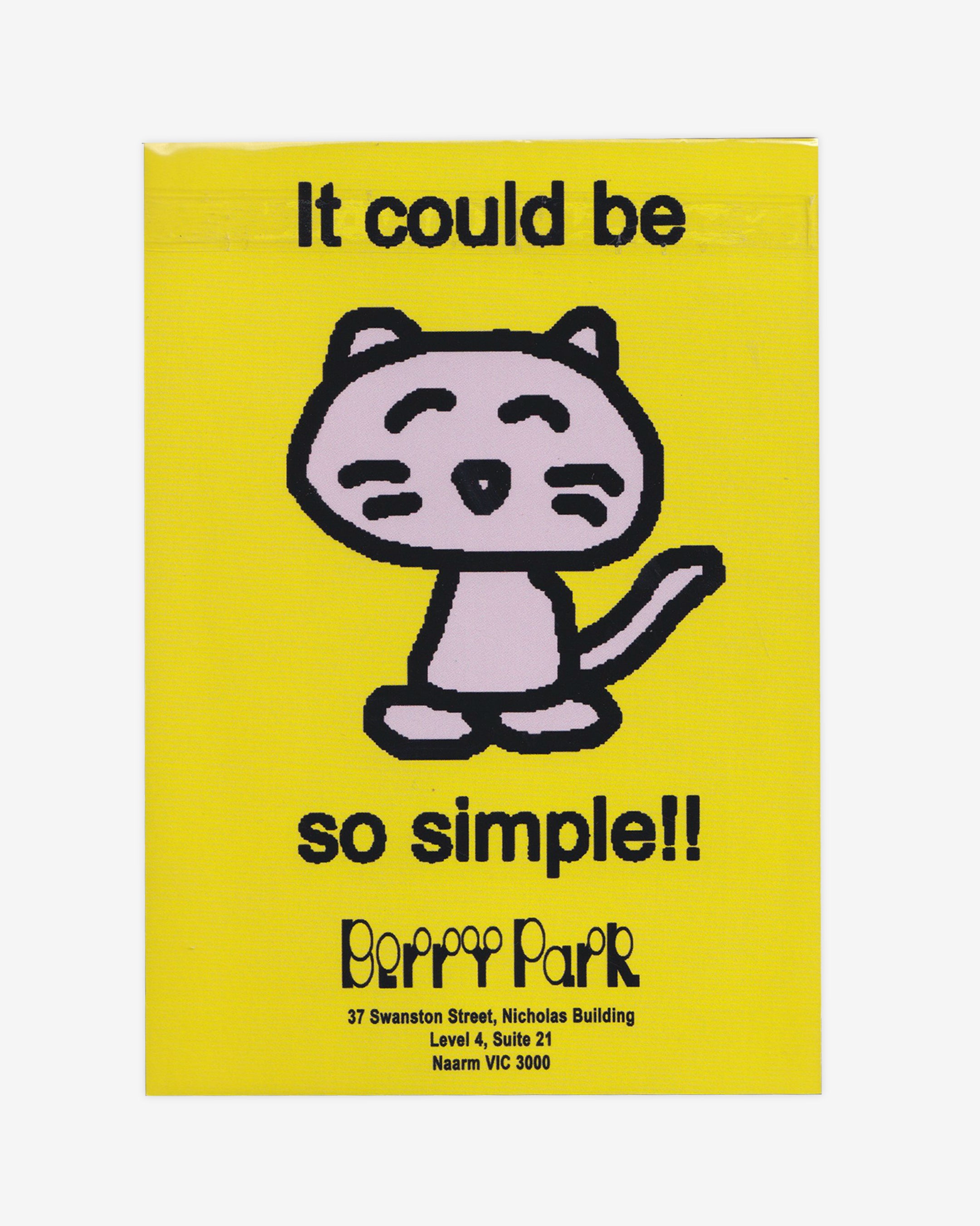 IT COULD BE SO SIMPLE STICKER PACK