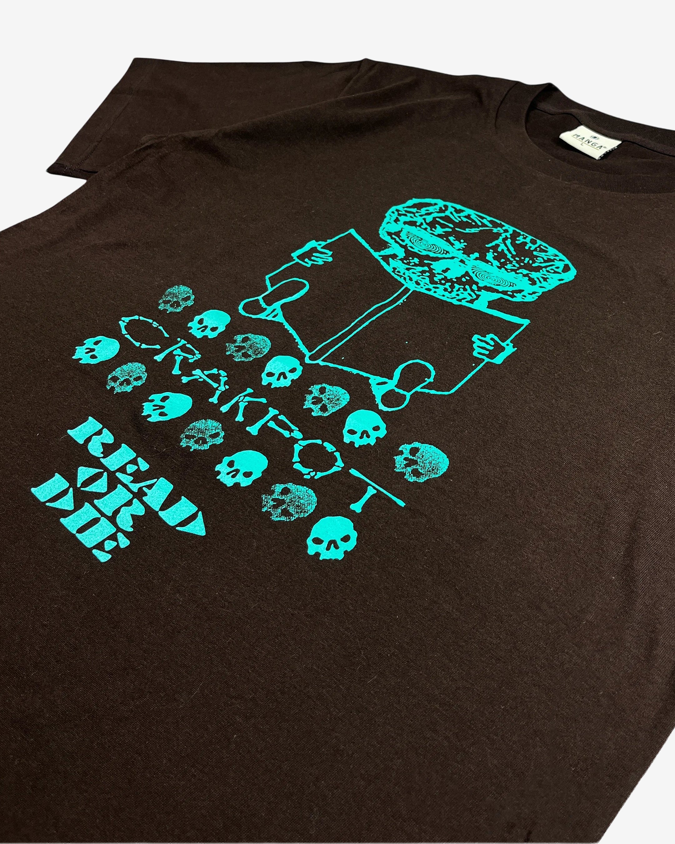 READ OR DIE TEE (BROWN)