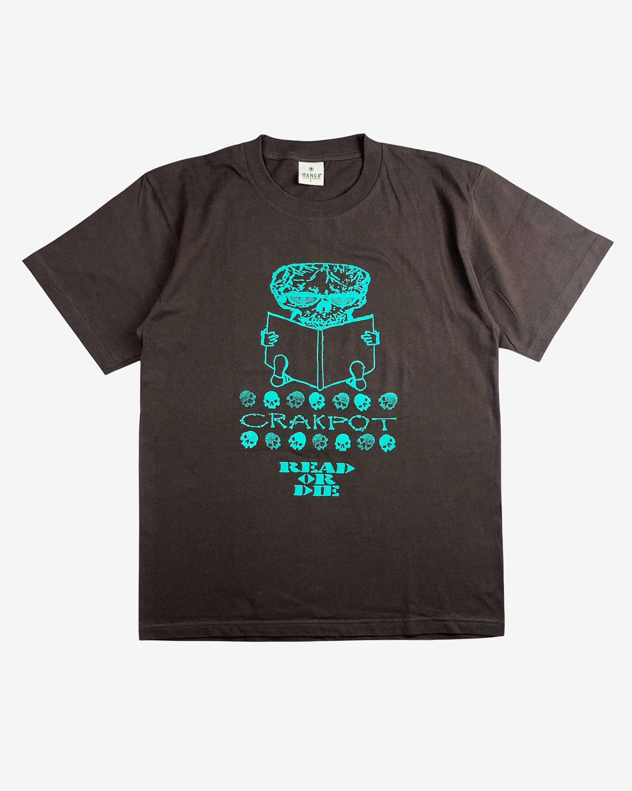 READ OR DIE TEE (BROWN)