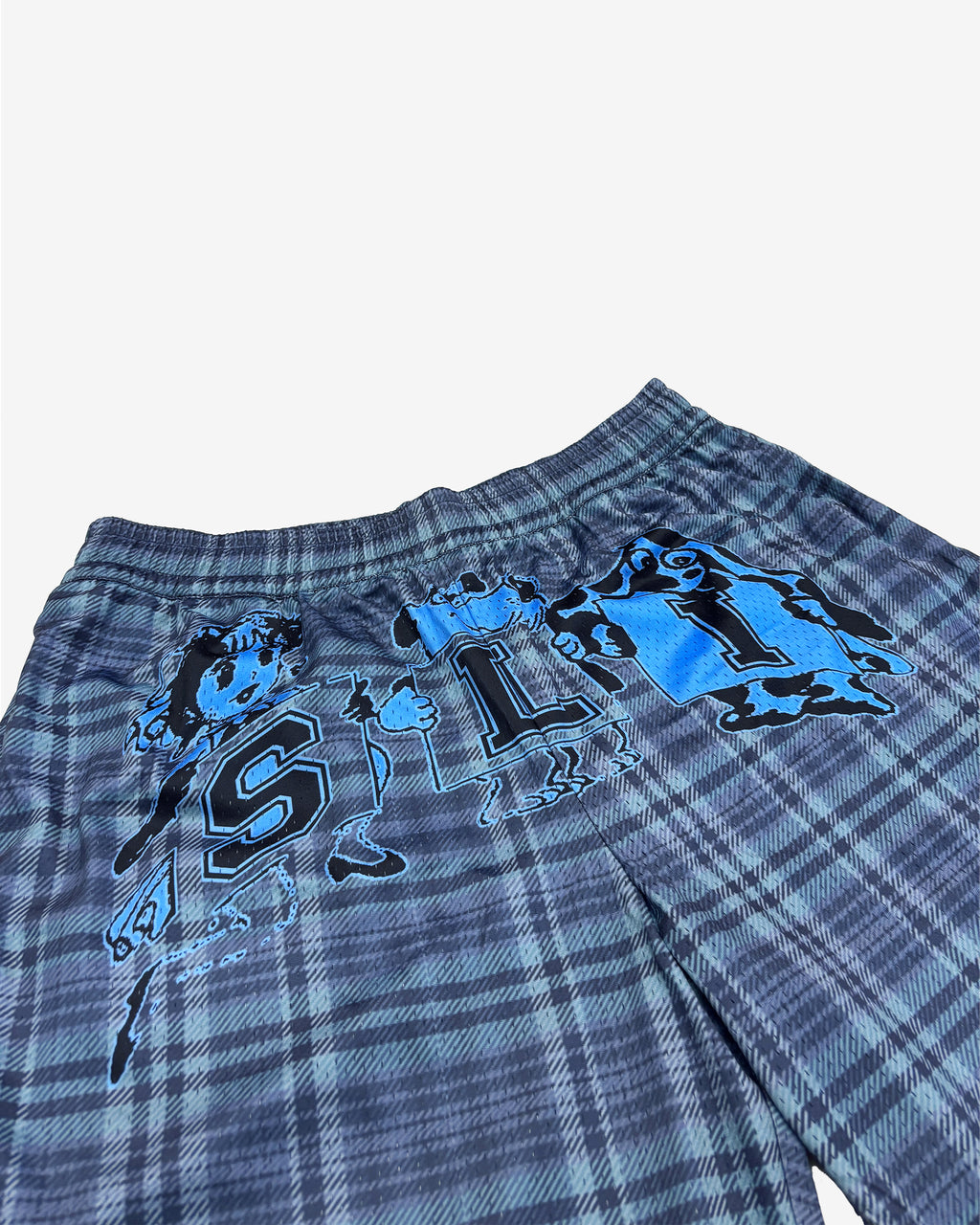 PICCO PLAID MESH SHORTS
