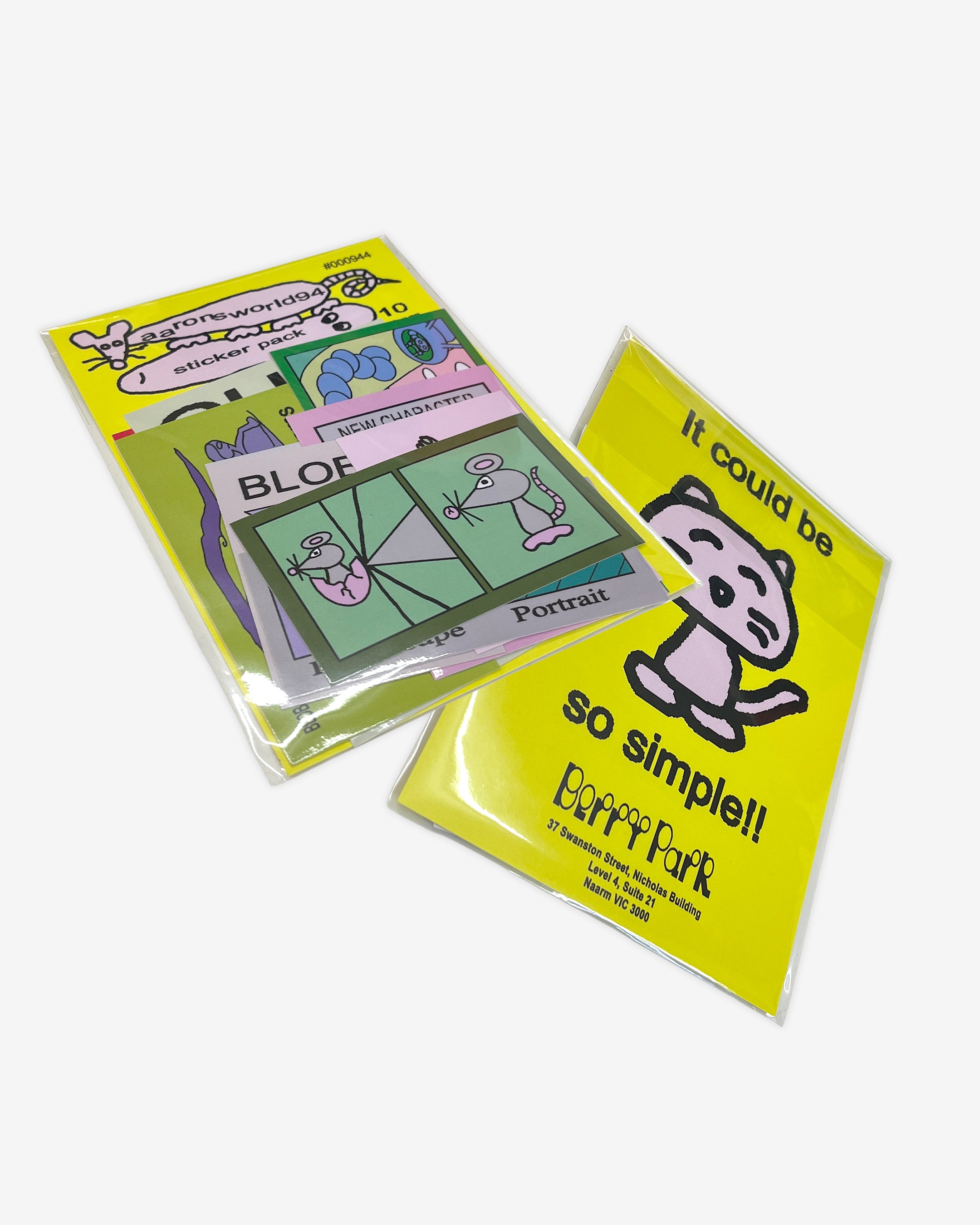 IT COULD BE SO SIMPLE STICKER PACK