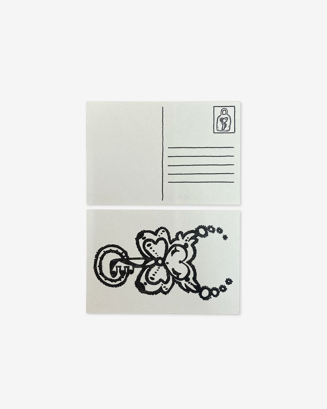 EVIL KEY POSTCARD