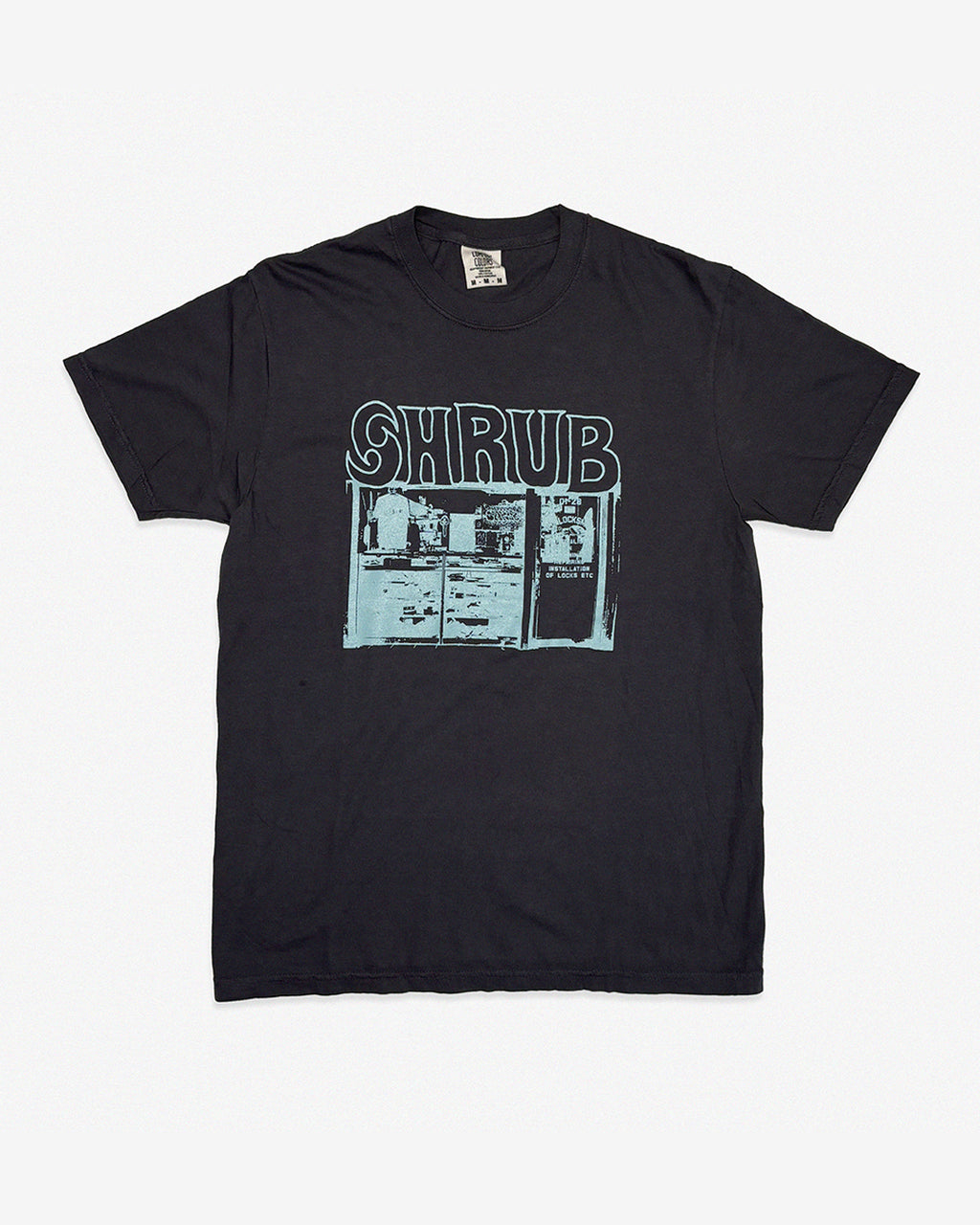 SHRUB FLYER TEE IN GRAPHITE