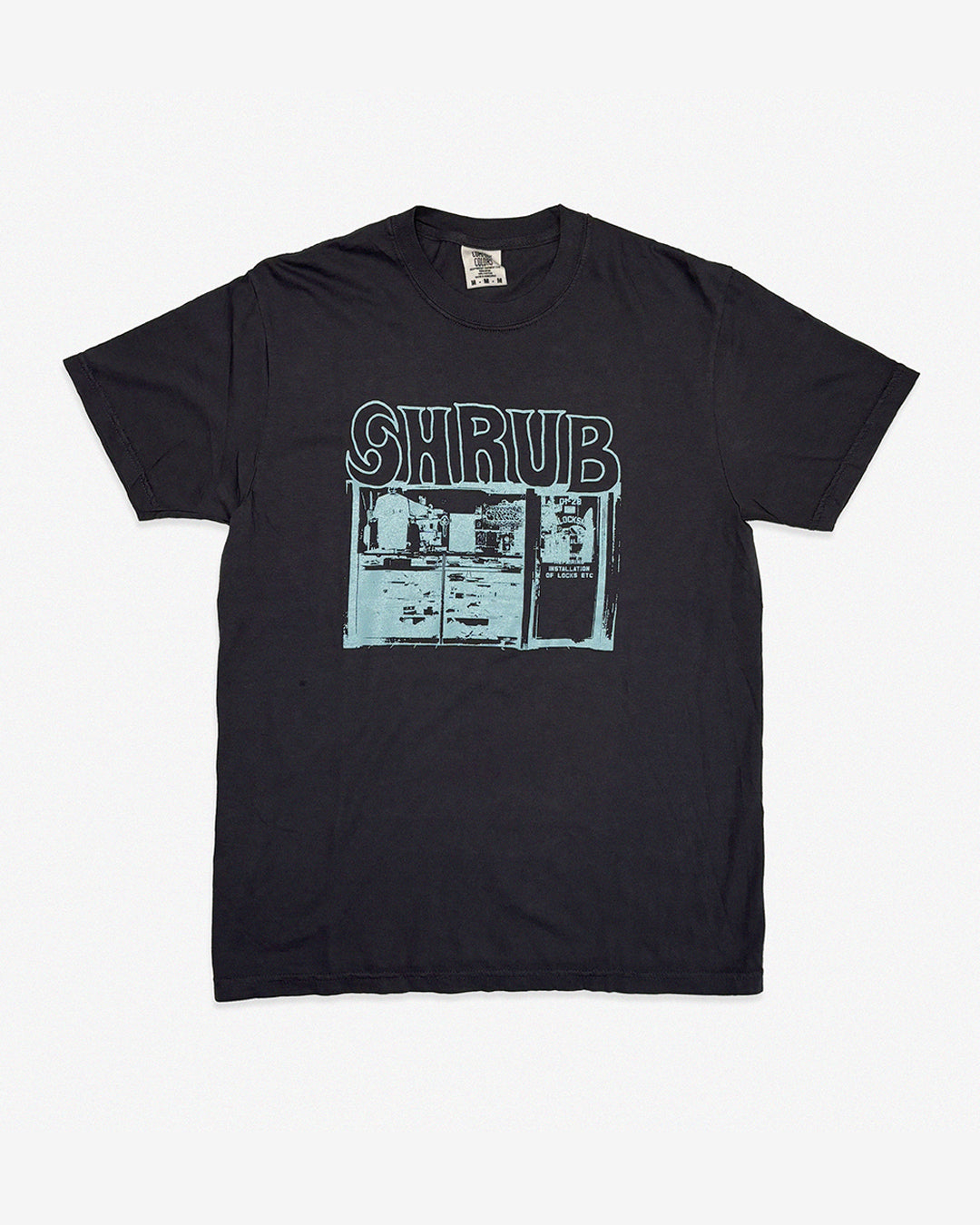 SHRUB FLYER TEE IN GRAPHITE