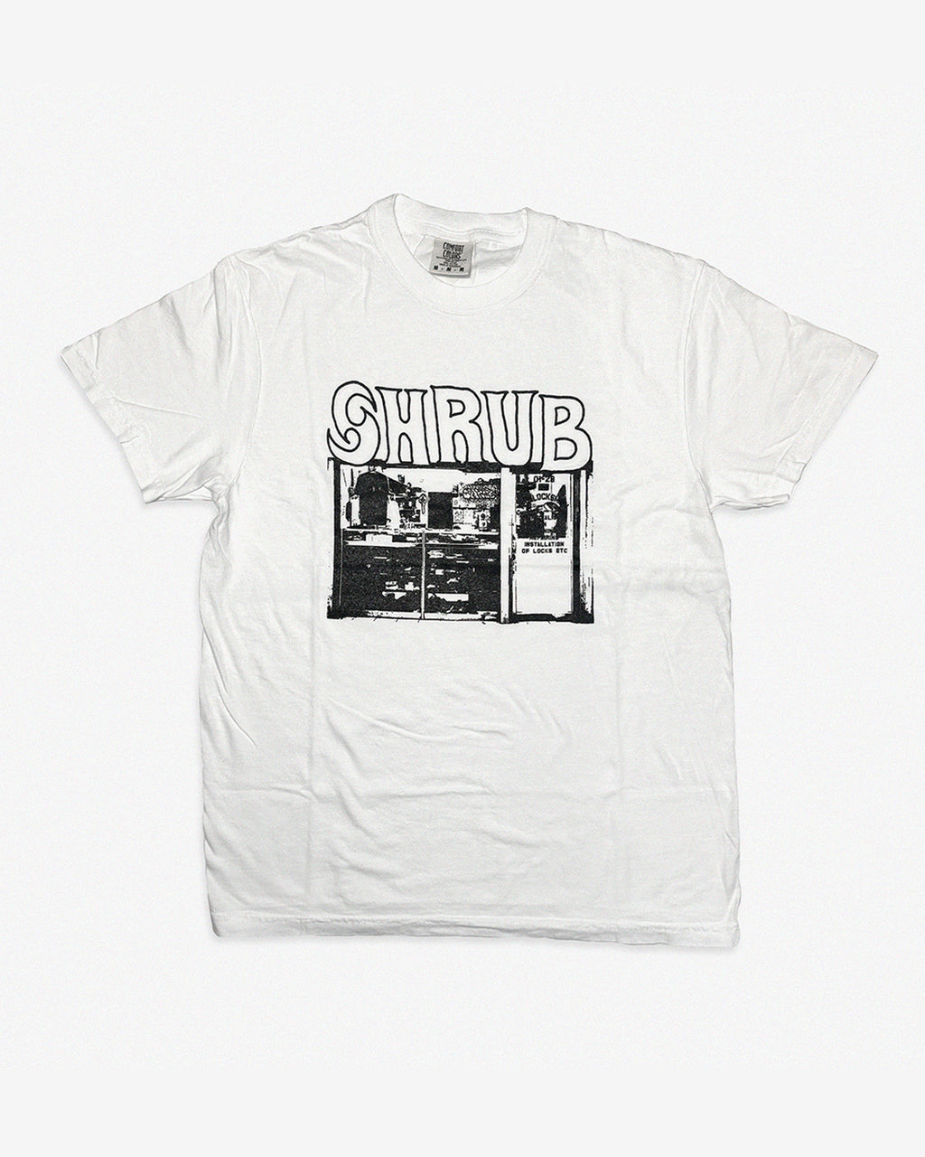 SHRUB FLYER TEE IN WHITE