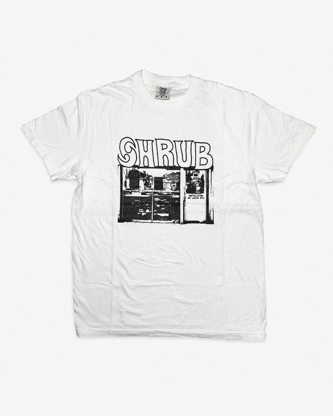 SHRUB FLYER TEE IN WHITE