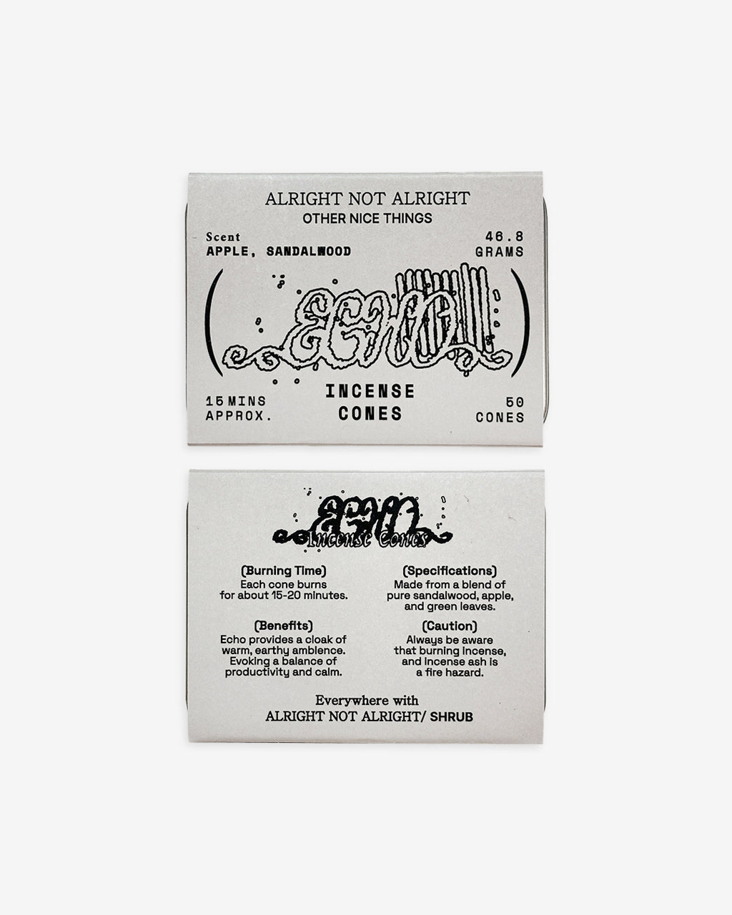 ECHO INCENSE CONES